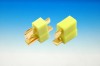 Gold Dean connectors male + female