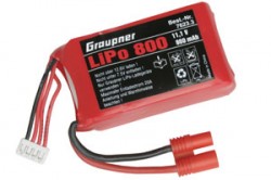 GRAUPNER 11.1V 3S 800MAH 25C