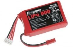 GRAUPNER 11.1V 3S 800MAH 25C BEC