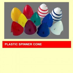 THE WORLD MODELS PLAST. SPINNER D127W/ALU.BACK PLATE AMARE/PRETO