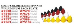 TY1 SPINNER 82MM AMARELO C/ BACK PLATE ALUMINIUM