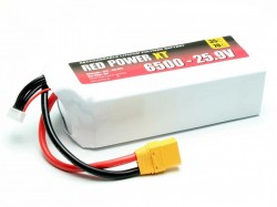 LiPo battery RED POWER XT 6500 - 25,9V